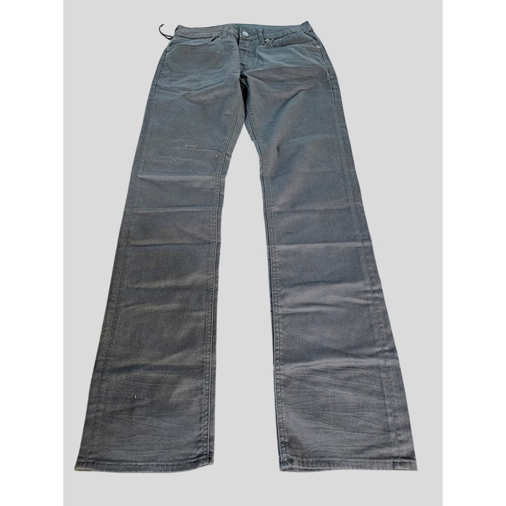 Buffalo David Bitton Six-X Pants Mens 29x34 Charcoal Gray Straight Stretch New